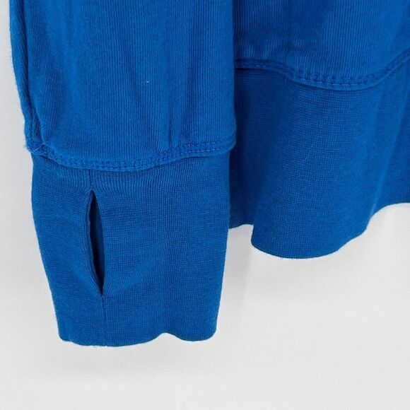 SWEATY BETTY After Class After Class Longline‎ Sweatshirt Blue Size 4-6 Small - Picture 12 of 12